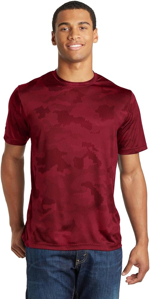 SPORT-TEK Men's CamoHex Tee