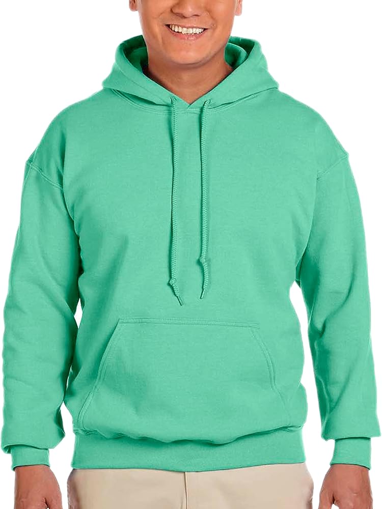 Gildan Sweatshirt Hooded Heavy Blend (G18500) Mint Green X-Large