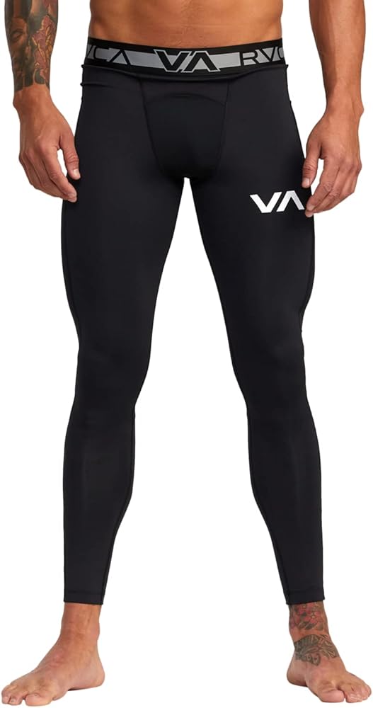 RVCA Mens Sport Athletic Compression Work Out Pants