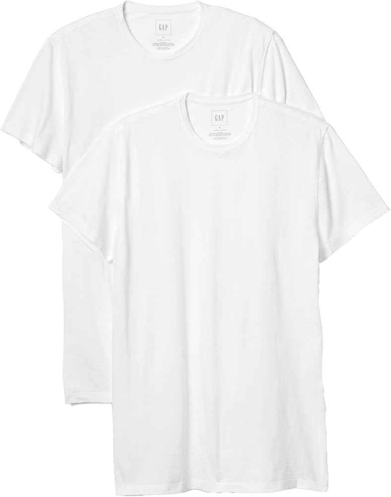 GAP Men's 2-Pack Classic Crew Tee T-Shirt