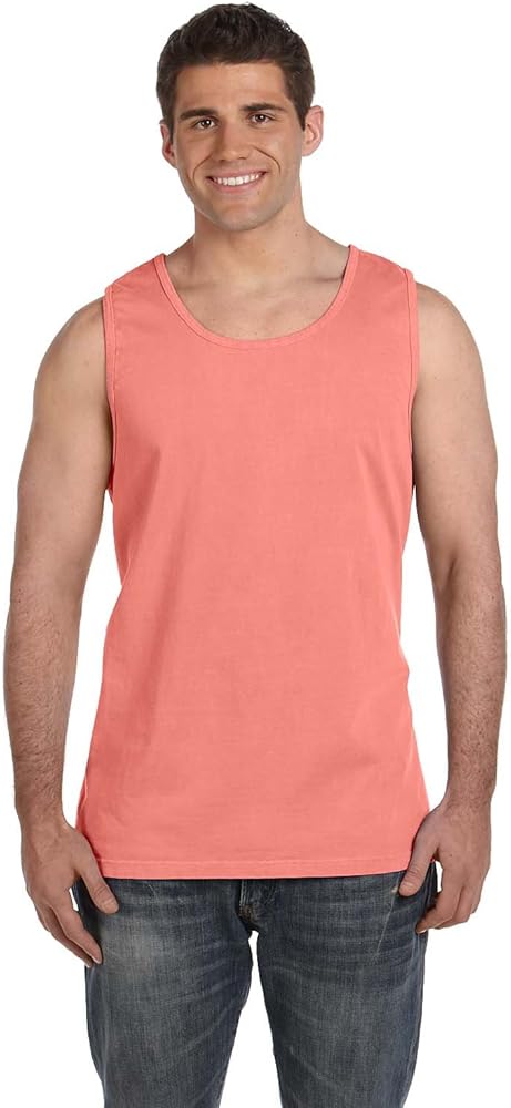 Comfort Colors Chouinard Tank Top 9360 Plain Unisex M Watermelon PgmDye