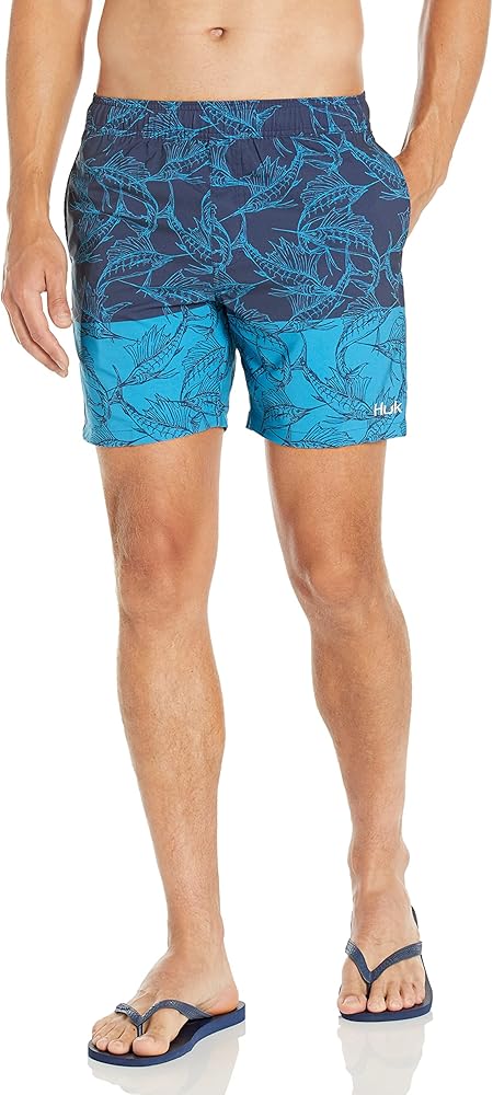 HUK Men's Playa Quick-Drying Fishing & Swimming Shorts +UPF 30