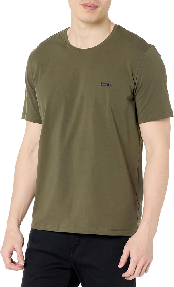 BOSS mens Mix&match Crewneck Cotton Lounge T-shirt Oos