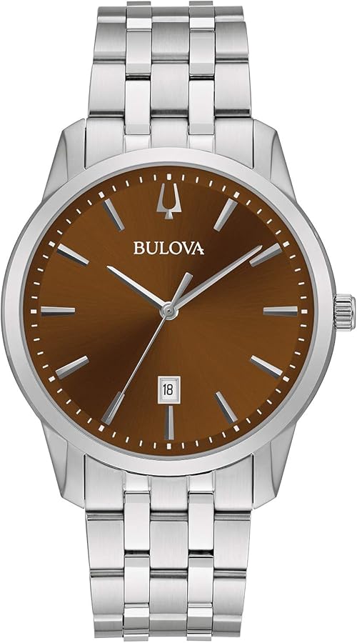 Bulova Men's Classic Sutton 3-Hand Calendar Date Quartz Watch, 40mm