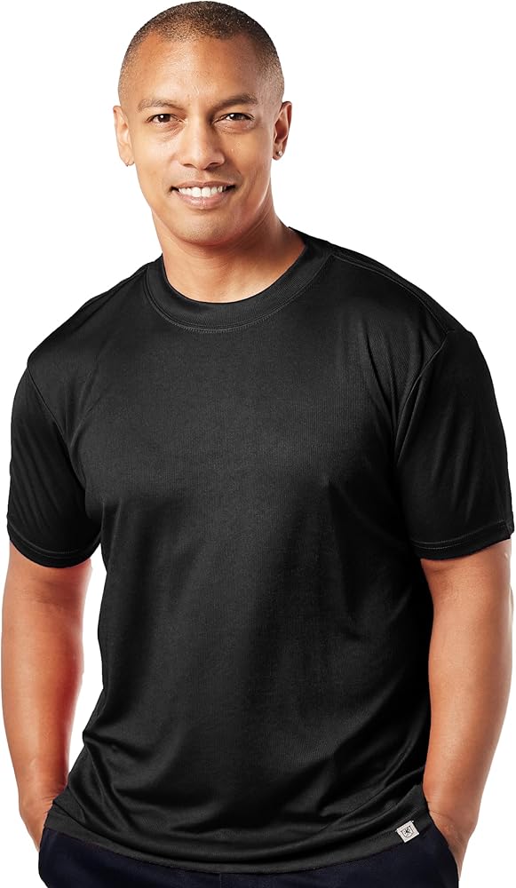 STACY ADAMS Men's Basic Crew Neck T-Shirts