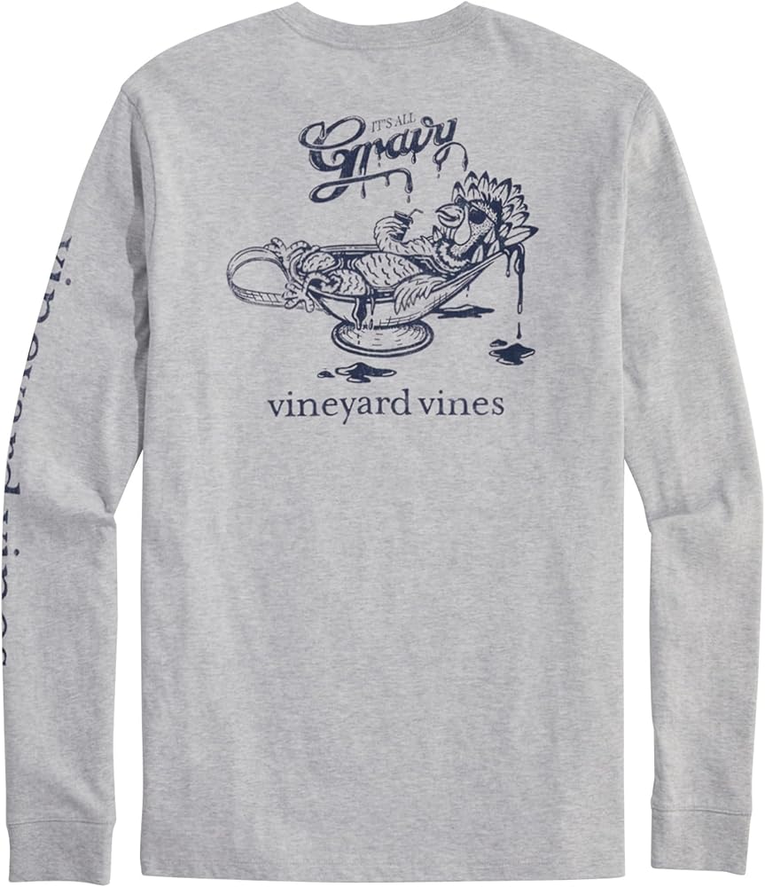 vineyard vines Men's It's All Gravy Long-Sleeve Tee