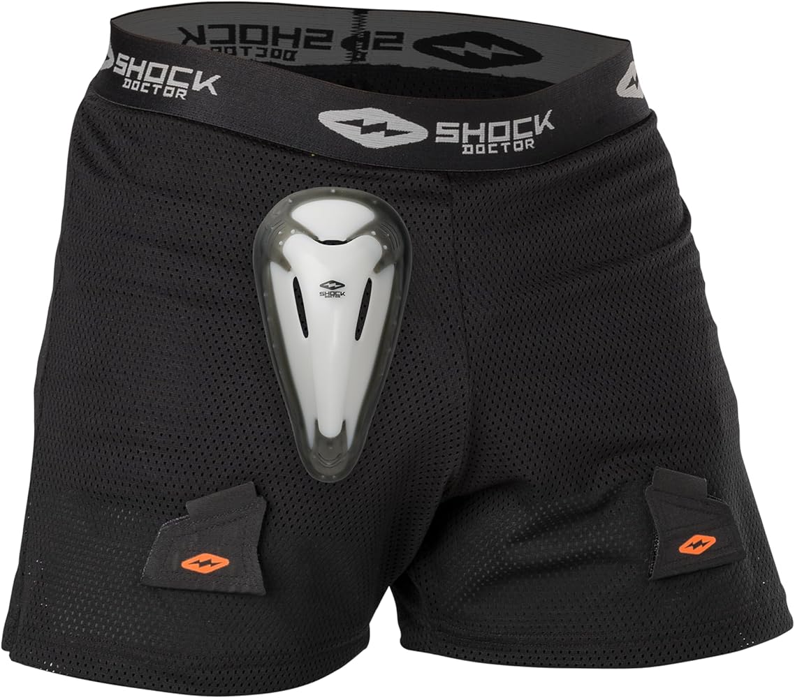 Shock Doctor Men’s Loose Hockey Short Supporter with BioFlex Cup Included. for Adult Men