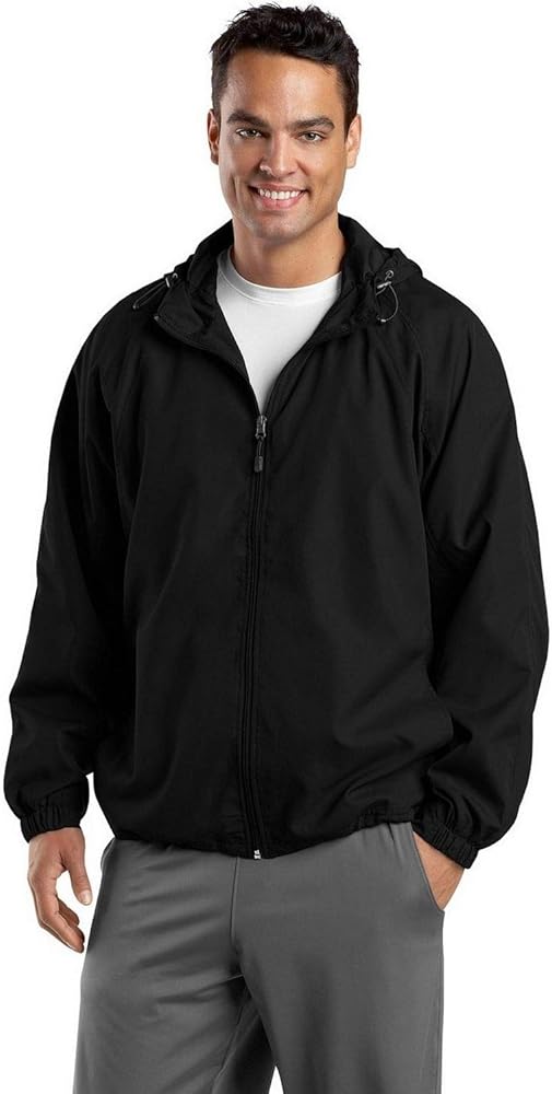 SPORT-TEK Men's Hooded Raglan Jacket