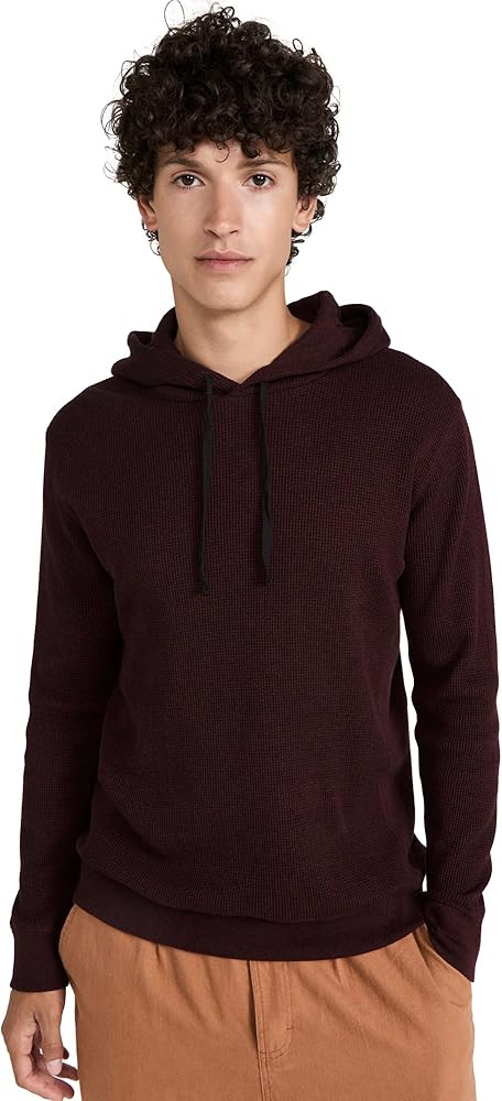 Vince Men's Mouline Thermal Hoodie