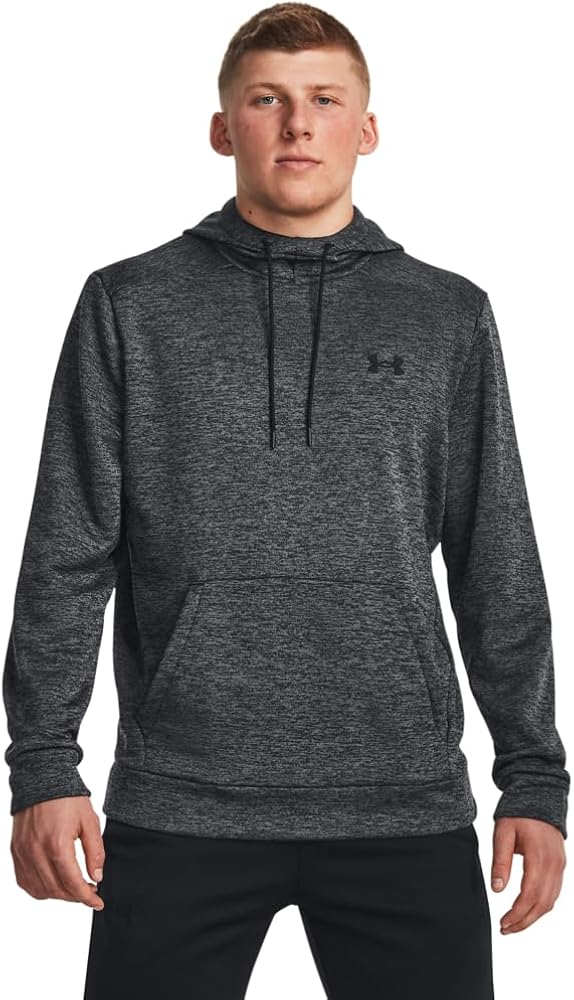 Under Armour Men's Armour Fleece Twist Hoodie, (012) Pitch Gray / / Black, XX-Large