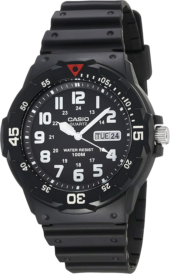 Casio MRW200H-1BV Men's Black Analog Dive Watch