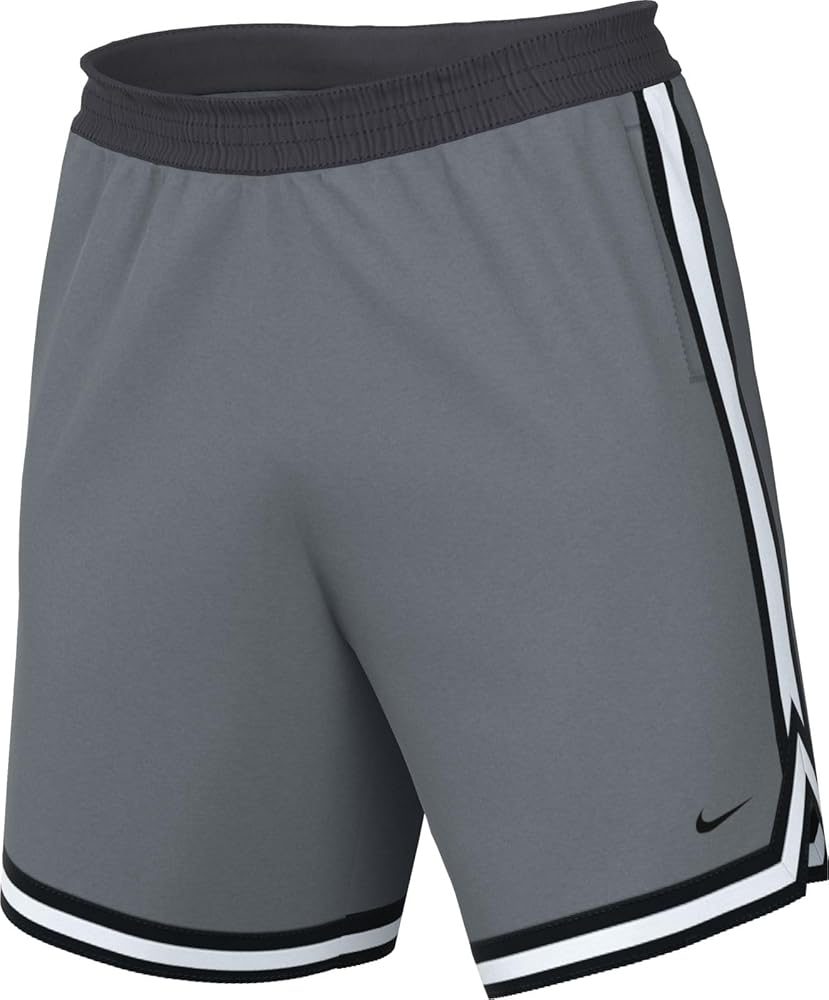 Nike DNA Men's Dri-FIT 8" Basketball Shorts (Cool Grey/Black/Black, FN2651-065) Size Large