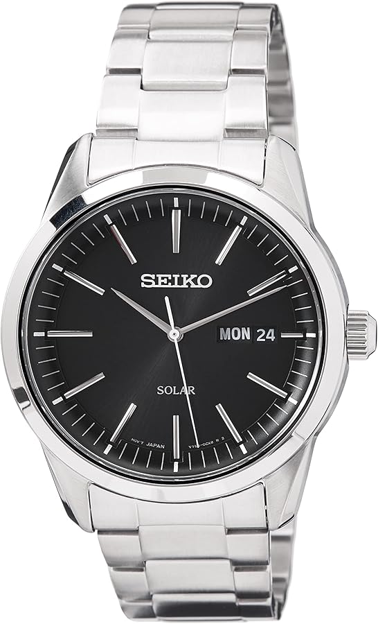 Seiko Men's Quartz Watch Stainless Steel with Stainless Steel Strap