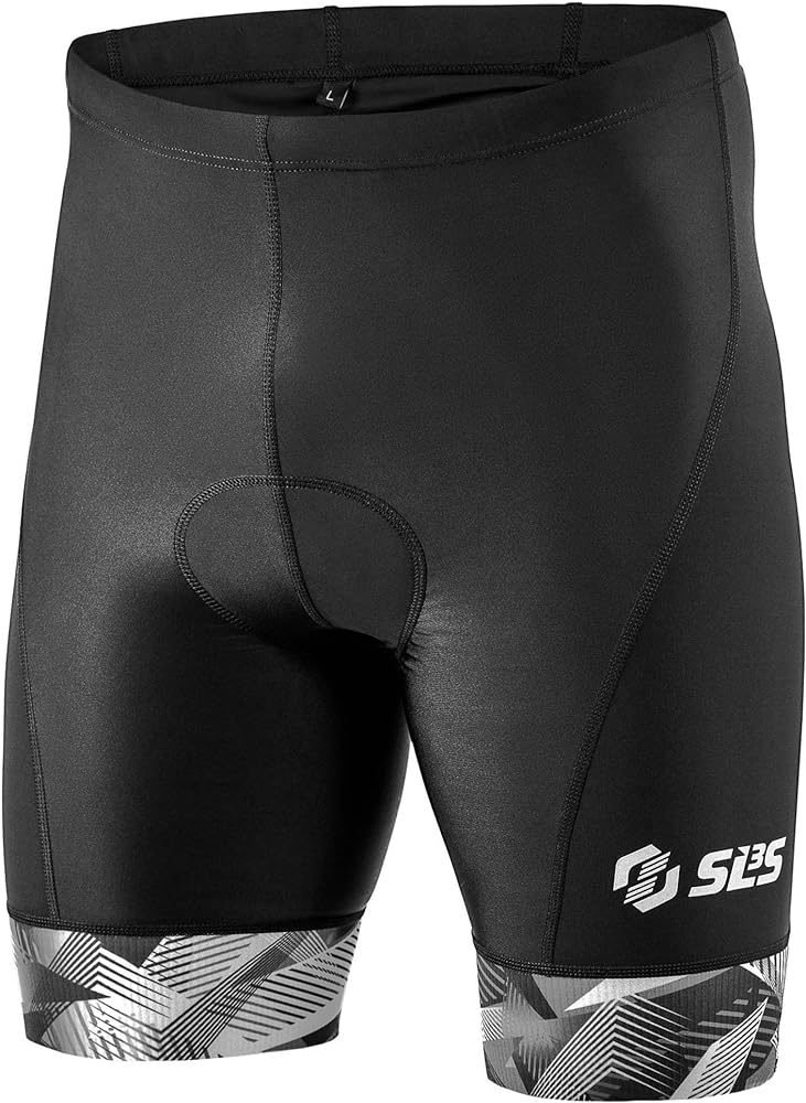 Triathlon Shorts Mens - Padded Tri Shorts Mens Triathlon Shorts - 2 Pocket FX Triathalon Shorts, Medium Compression