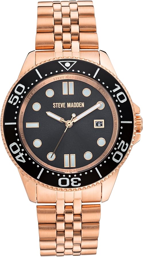 Steve Madden Unisex Date Function Bracelet Watch