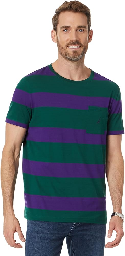 Nautica Men's Striped Crewneck T-Shirt