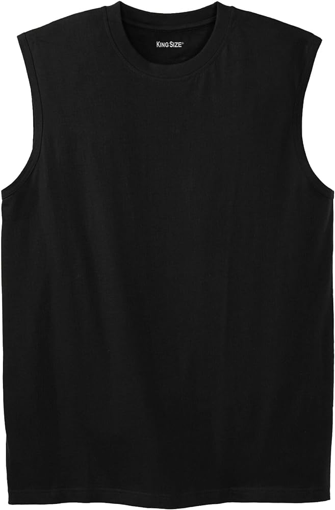 KingSize Men's Big & Tall Shrink-Less Lightweight Muscle T-Shirt