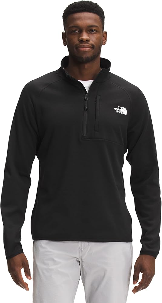 THE NORTH FACE Men's Canyonlands Half Zip Pullover Sweatshirt, TNF Black 2, Medium