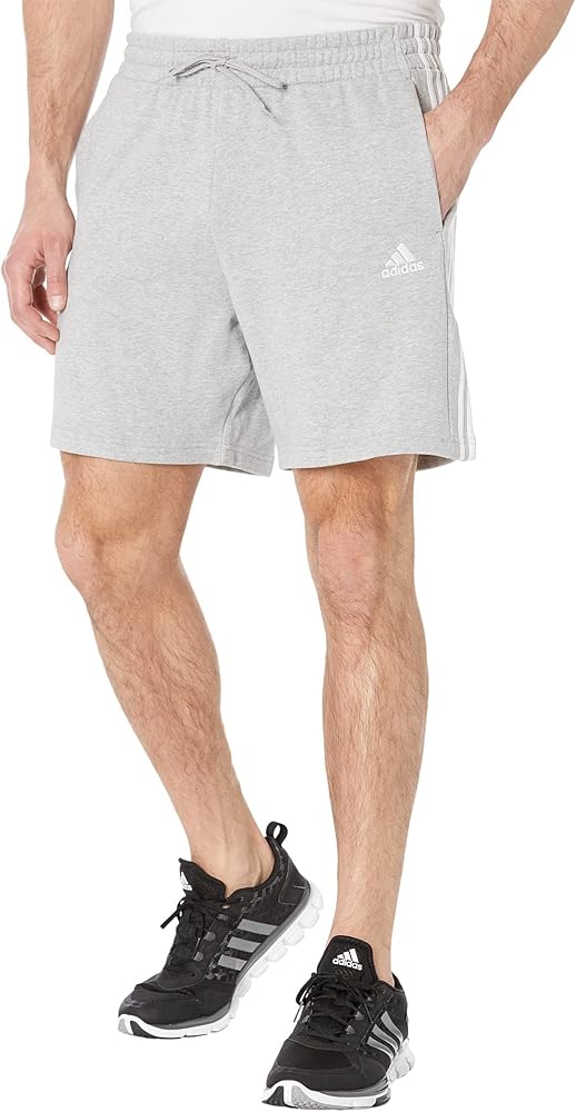 adidas Men's Essentials French Terry 3-Stripes Shorts