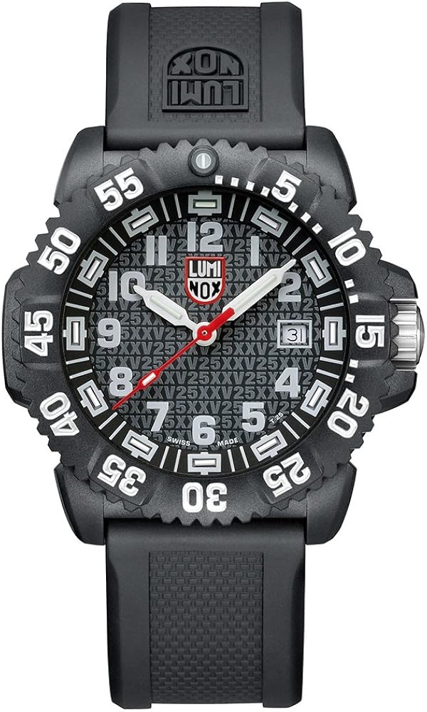 Luminox Ggl.l3051.25th Mens 25th Anniversary Navy Seal Colormark Polycarbonate Black Dial Black Watch