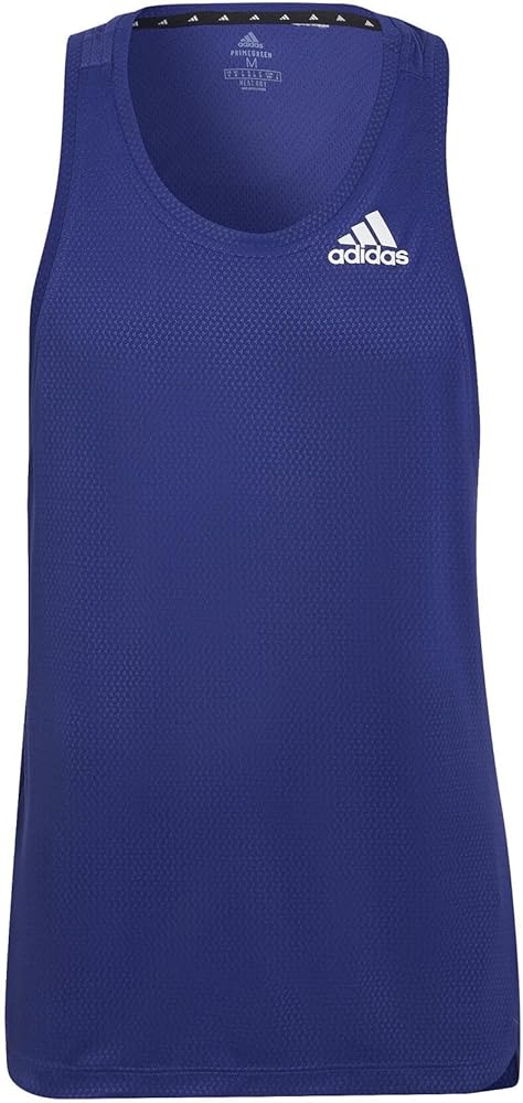 adidas Mens Training Heat.Rdy Hiit Tank Top, Legacy Indigo