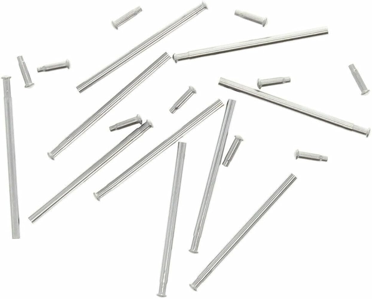 10 SET 20MM TUBE FRICTION PINS COMPATIBLE WITH FIXING MEN CITIZEN ECO DRIVE WATCH BAND CLASP