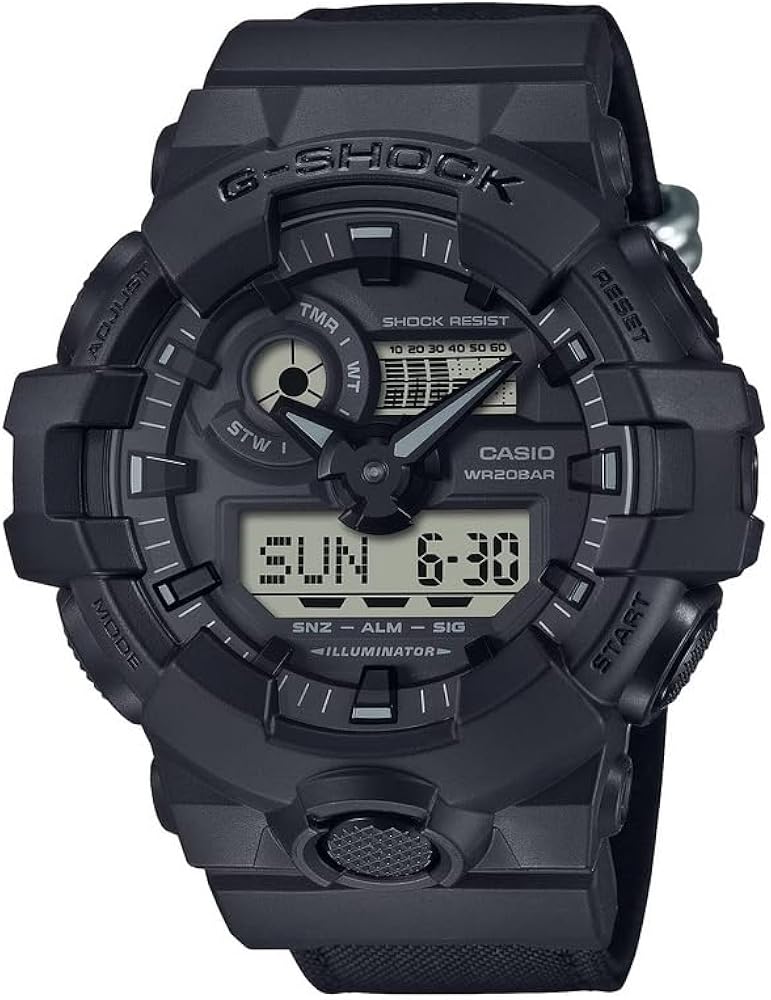 G-Shock Casio GA700BCE-1A Street-Smart Edition Cordura Nylon Band Black Watch