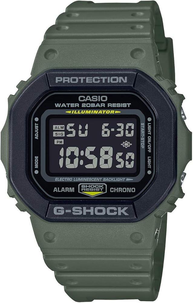 Casio DW5610SU-3 G-Shock Men's Watch Green 48.9mm Resin