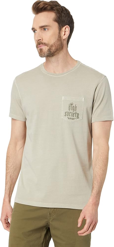 John Varvatos Men's Short Sleeve Graphic Tee High Society