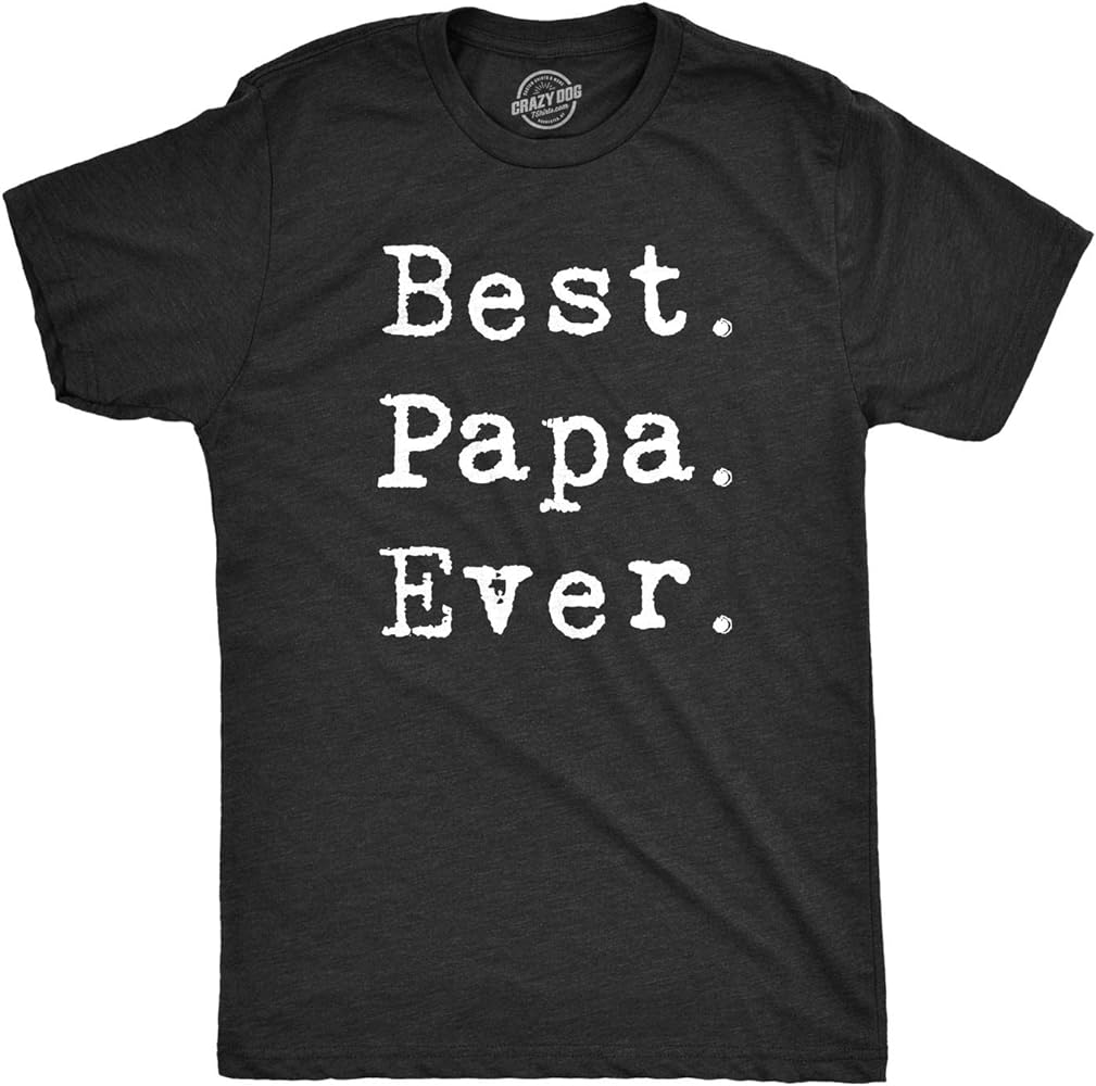 Funny Dad T Shirts Manly Dad Tees for Parents Cool Mens Shirts for Fathers Day