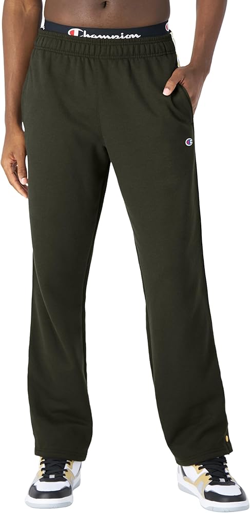 Champion Men's Snap Away Pants, Powerblend, Fleece Taped Tear Away Pants for Men, 32"