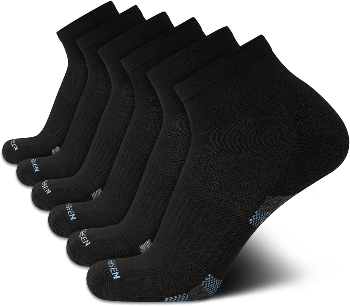 Van Heusen Men's Athletic Quarter Cut Socks (6 Pack)