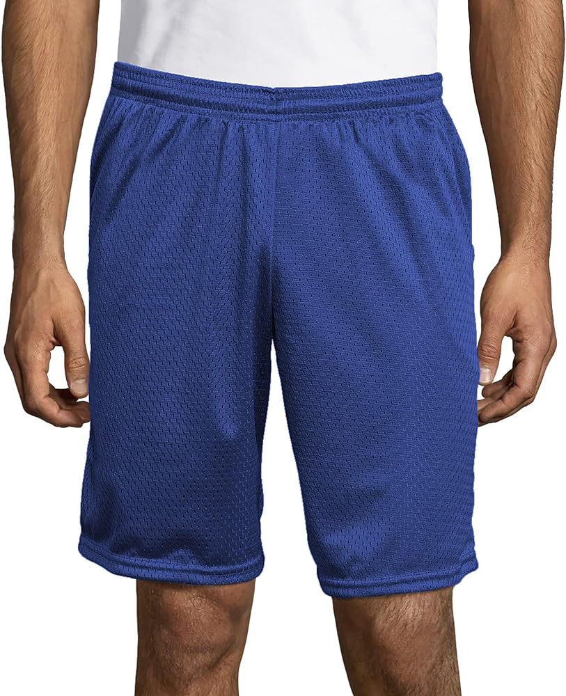 Hanes Mens Mesh Pocket Short