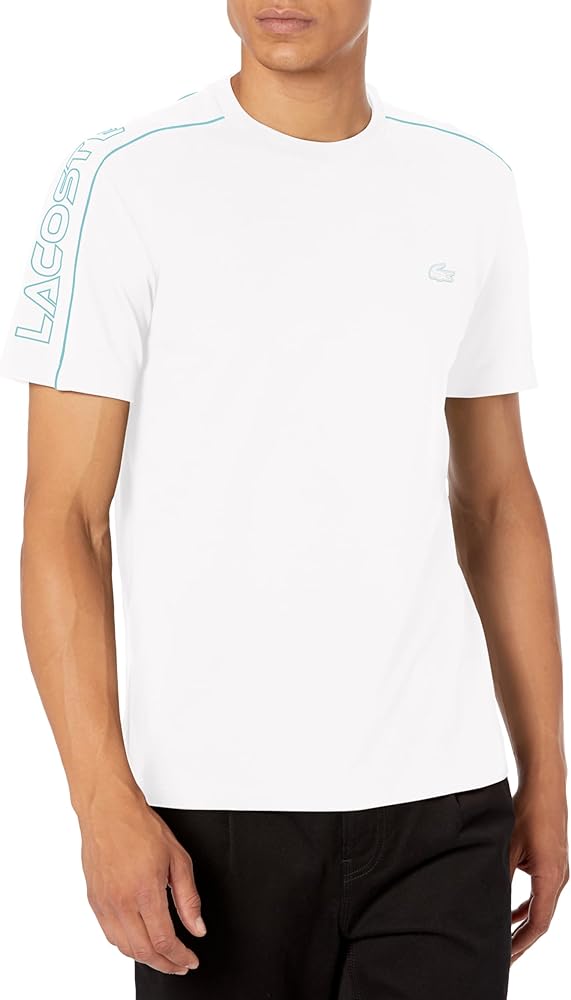 Lacoste Mens Regular Fit Technical Piqu預rint T-Shirt