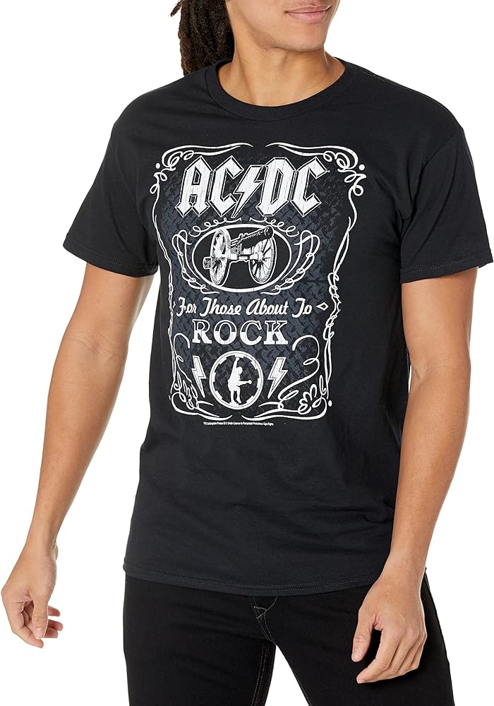 Liquid Blue Men's Ac/DC Label T-Shirt