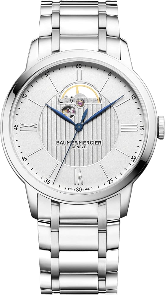 Baume & Mercier Classima Stainless Steel Automatic Silver Dial Mens Watch M0A10525