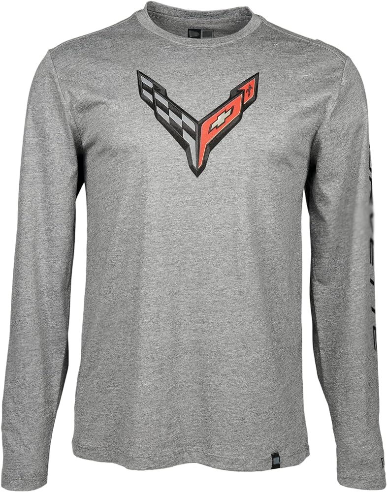 Next Generation C8 Corvette Carbon Flash Long Sleeve T-Shirt - Officially Licensed by GM