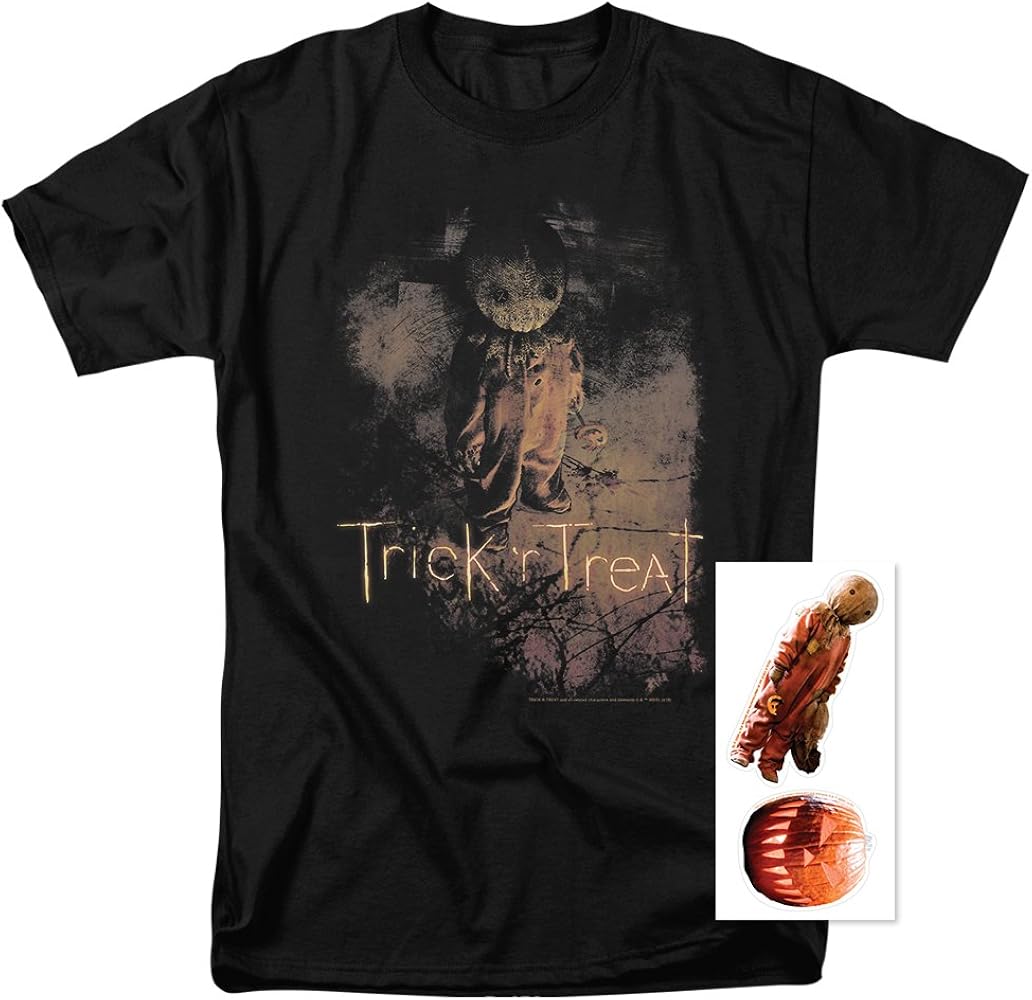 Popfunk Classic Trick 'r Treat Movie Poster T Shirt & Stickers