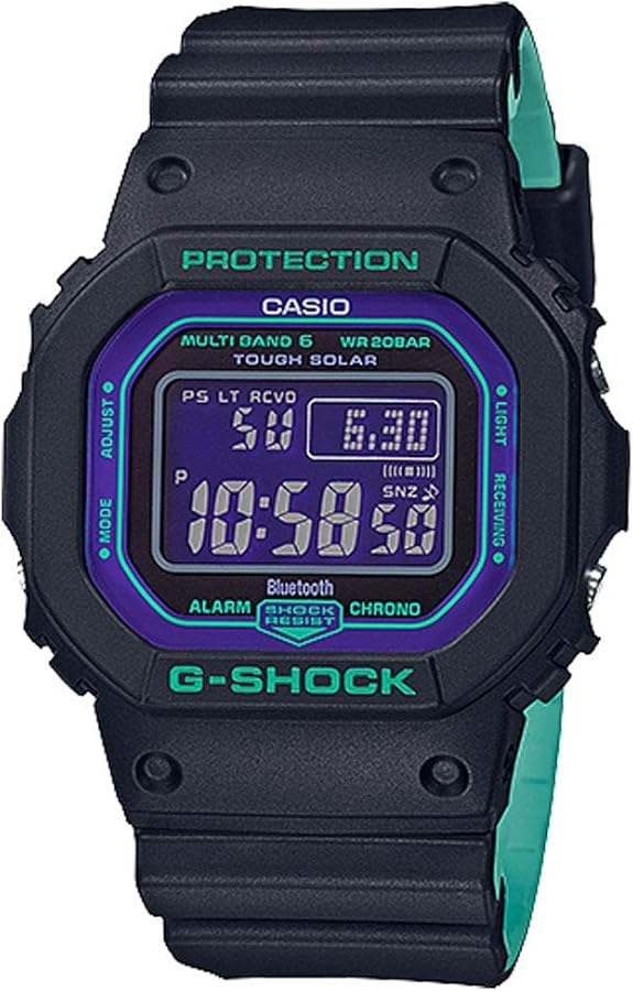 Casio G-Shock GWB5600BL-1 Black Teal Digital Resin men Watch