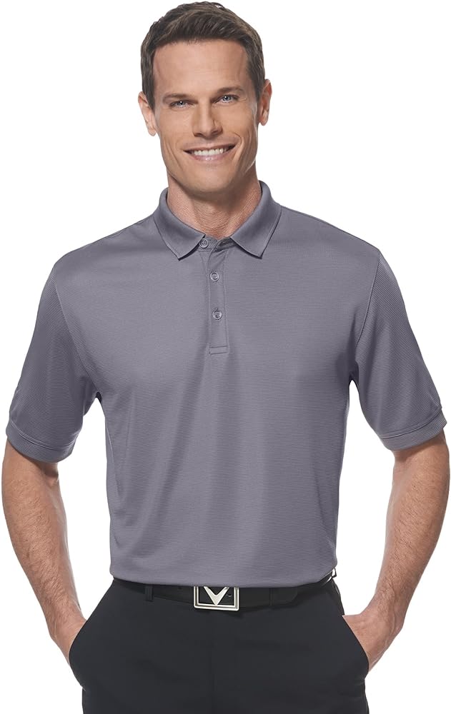 Callaway Men's Short Sleeve Ottoman Performance Golf Polo