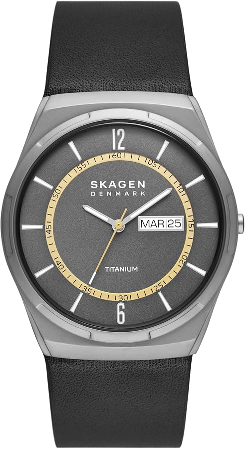 Skagen Men's Sundby Quartz Analog Stainless Steel and Mesh Watch