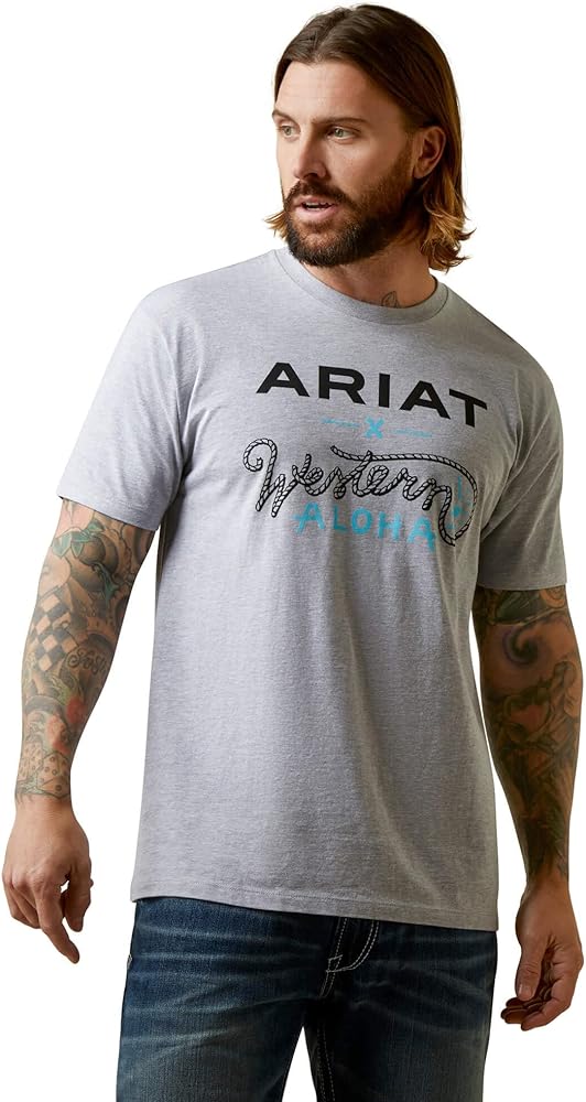 ARIAT Men's Roper Western Aloha T-shirt