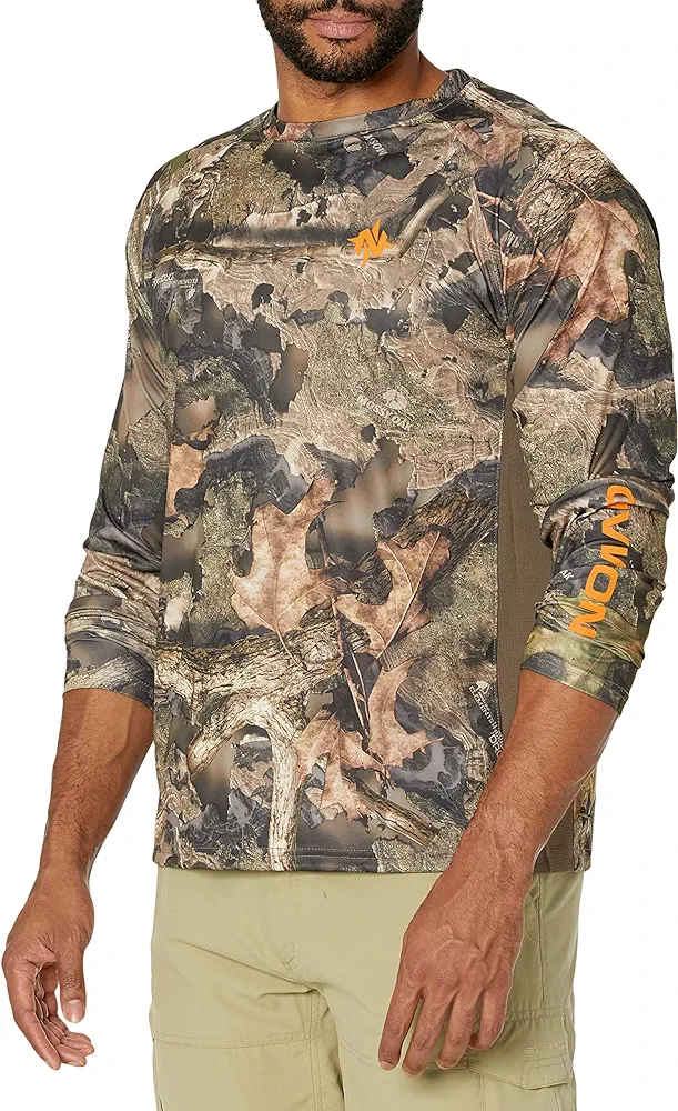 Nomad Men's Pursuit Long Sleeve Hunting Shirt W/Sun Protection