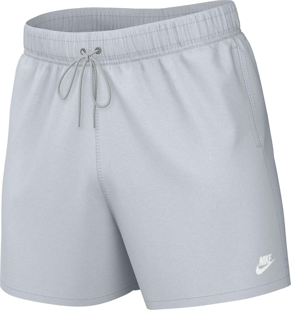 Nike Club Men's Woven Flow Shorts (Pure Platinum/White, FN3307-043) Size Medium