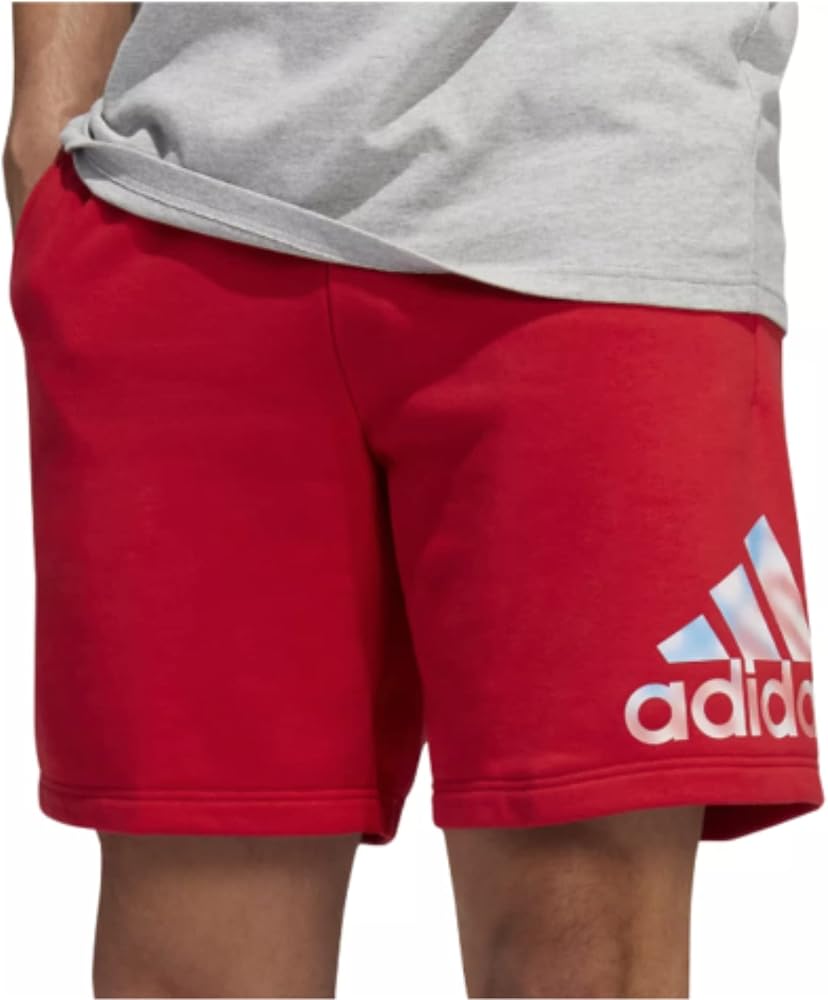 adidas Men's Americana Graphic Shorts, Scarlet