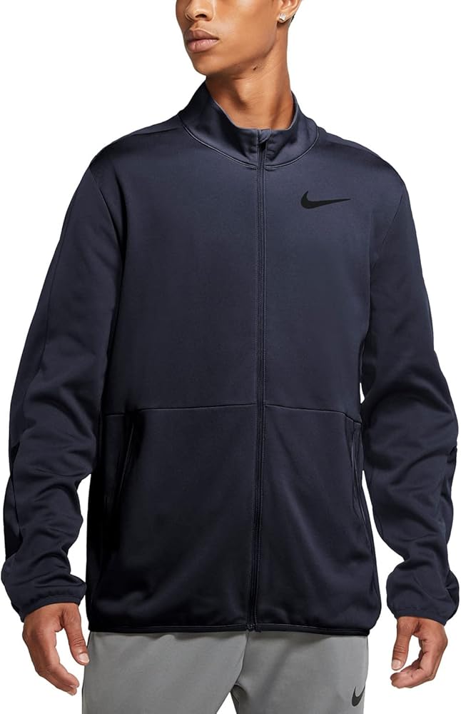 Nike Mens Training Fitness Athletic Jacket Navy M