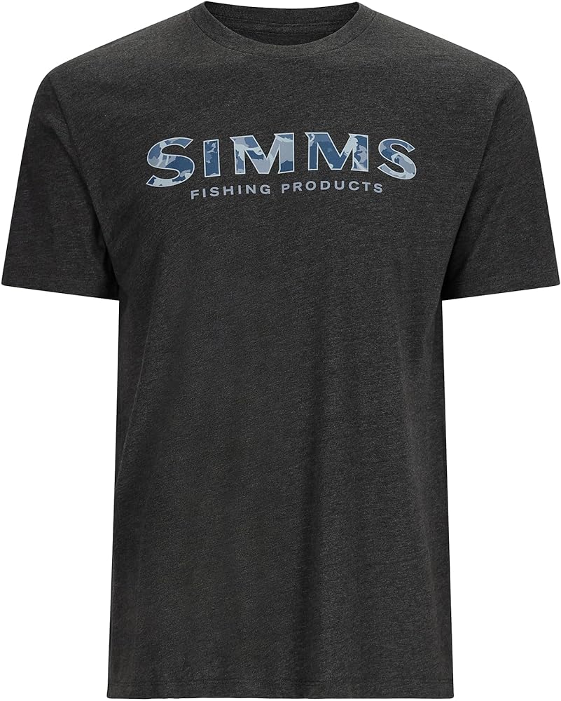 Simms Logo T-Shirt – Men's Short Sleeve Crewneck Tee