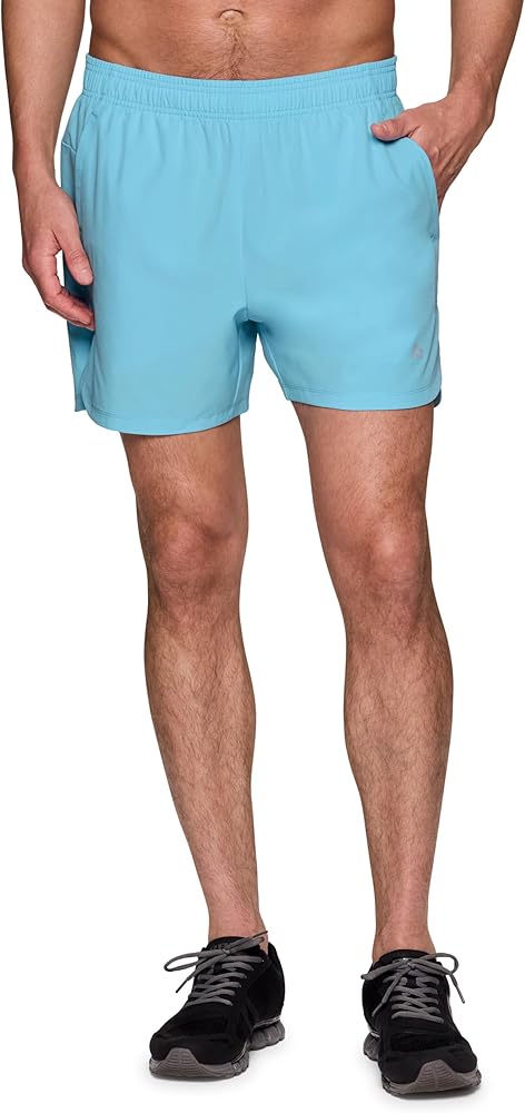 RBX Active Running Shorts for Men, Athletic Fit 5" Inseam Quick Drying Woven Workout Shorts with Pockets