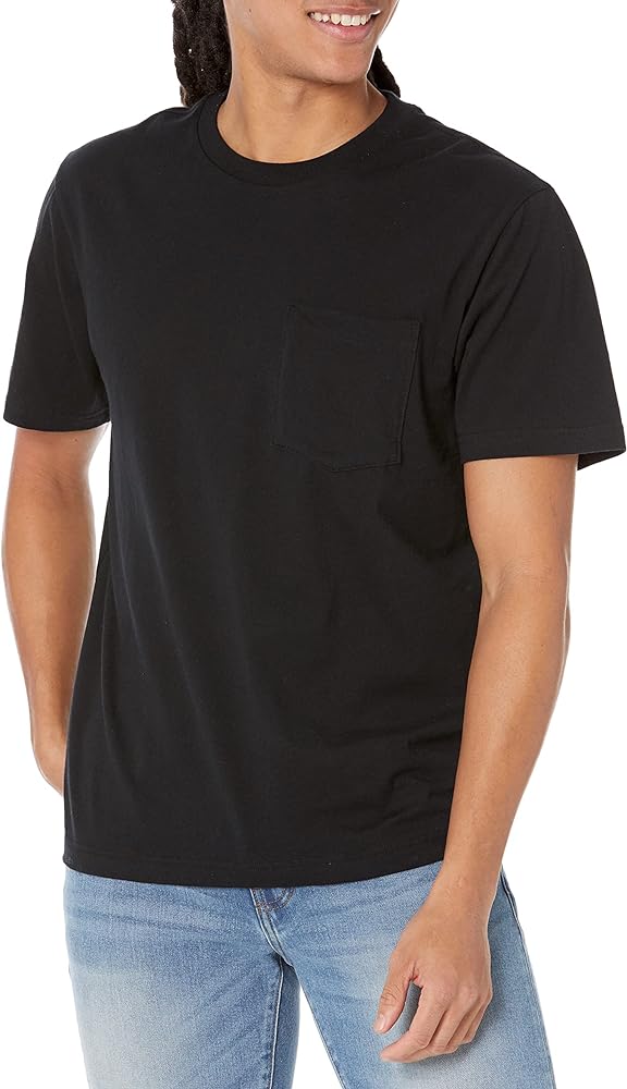 GAP mens Pocket Tee T Shirt, True Black, X-Small US