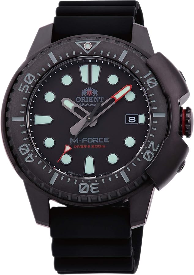 Orient M-Force Automatic Black Dial Men's Watch RA-AC0L03B00B